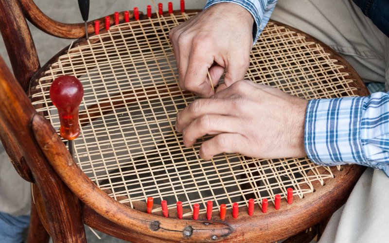 Geflecht reparieren & erneuern